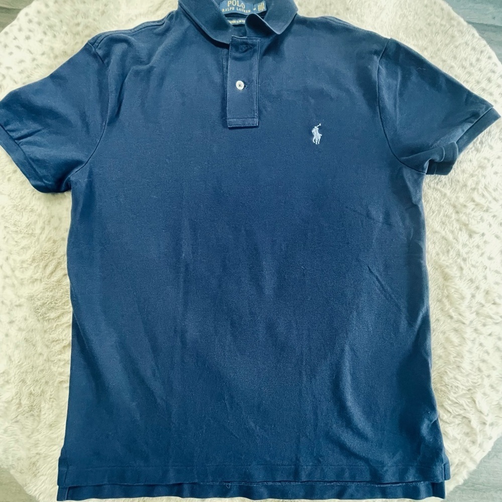Ralph Lauren Men's Deep Blue Polo Shirt